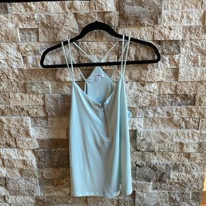 Mint green coloured summer top